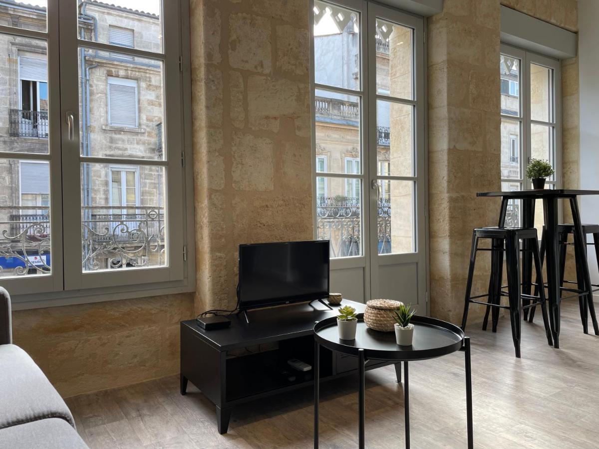 Magnifique Appartement Pour 2 Avec Climatisation Et Belle Pierre Bordelaise Bordeaux Exteriör bild