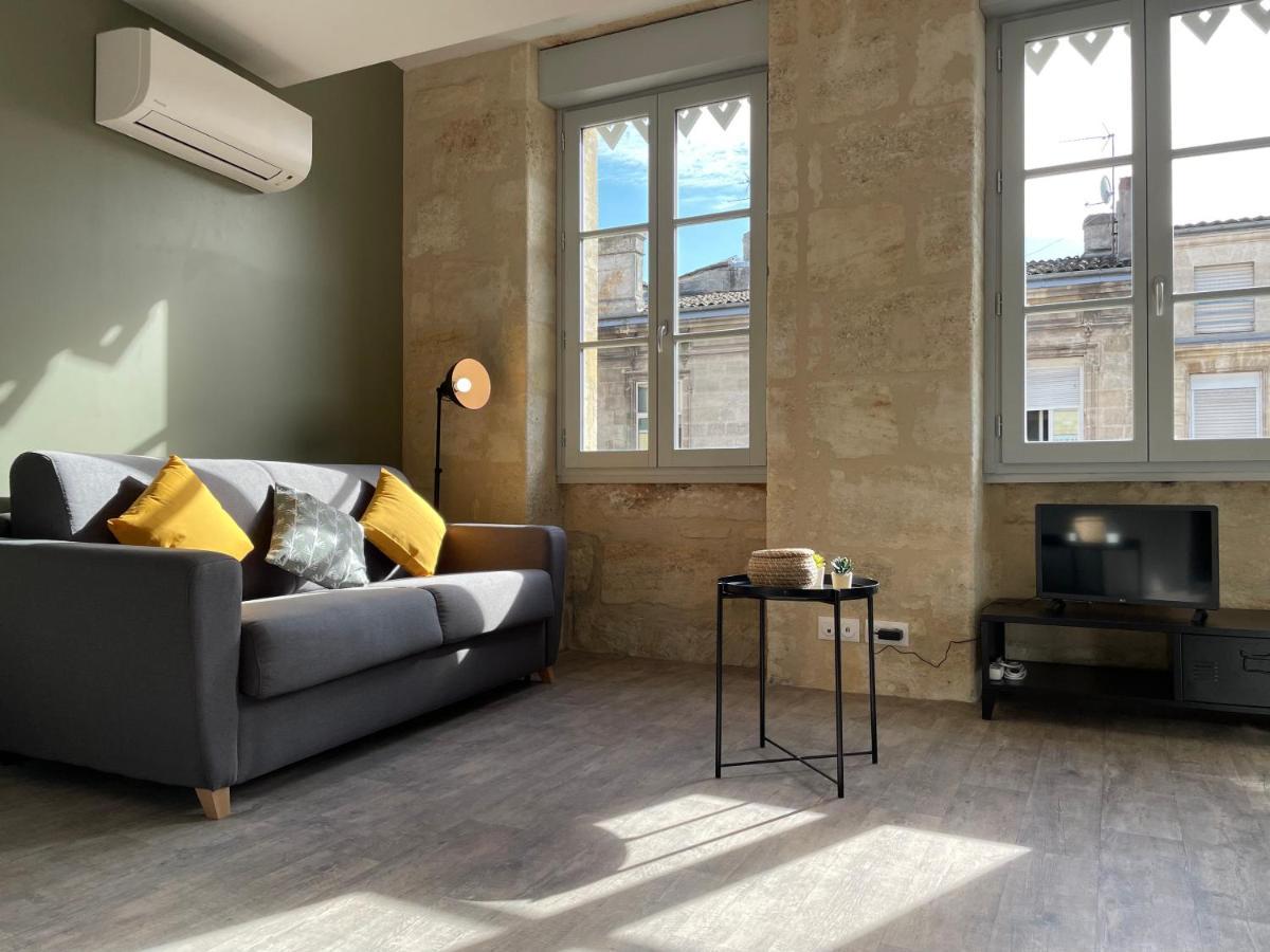 Magnifique Appartement Pour 2 Avec Climatisation Et Belle Pierre Bordelaise Bordeaux Exteriör bild